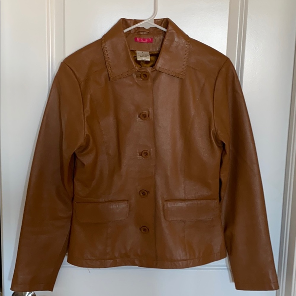 Olly London leather blazer/jacket
